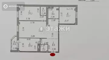 85.6 м², 3-комнатная квартира, этаж 2 из 9, 86 м², изображение - 22