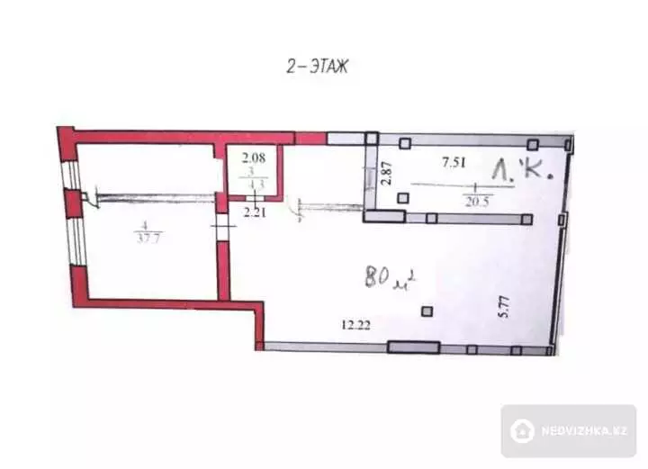 Орынжай, қабат 2 барлық қабат саны 13, 150 м², На длительный срок, 4-фотосурет