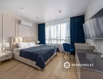 1-бөлмелі пәтер, қабат 3 барлық қабат саны 9, 35 м², Посуточно, 2-нобай