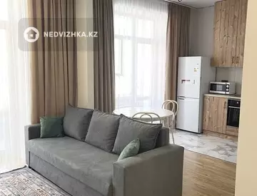 1-комнатная квартира, этаж 2 из 12, 40 м², Посуточно, миниатюра 1
