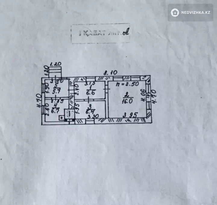 3-комнатный дом, 3.8 соток, 41 м²