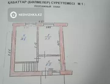 3-бөлмелі үй, 6 соттық, 67 м², 2-нобай
