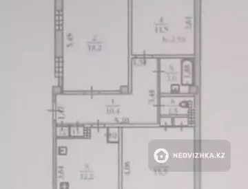 77 м², 3-комнатная квартира, этаж 3 из 5, 77 м², изображение - 24