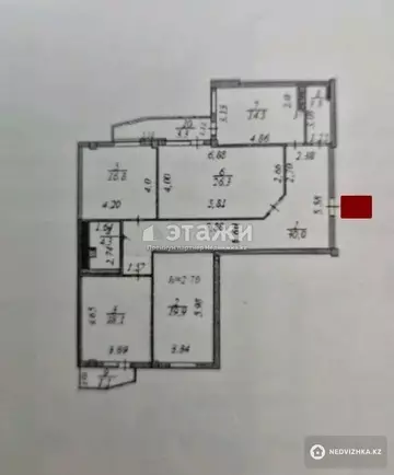 138.1 м², 4-комнатная квартира, этаж 6 из 10, 138 м², изображение - 6