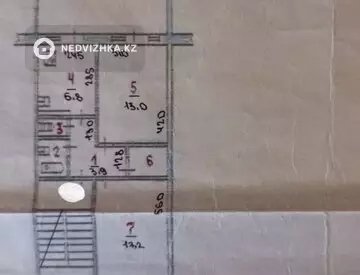 46.6 м², 2-комнатная квартира, этаж 1 из 5, 47 м², изображение - 15