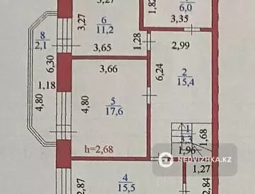 144.2 м², 4-комнатная квартира, этаж 9 из 10, 144 м², изображение - 27