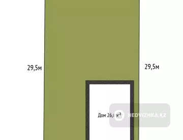 26.6 м², 1-комнатная дача, 27 м², изображение - 9