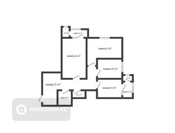 88.2 м², 3-комнатная квартира, этаж 10 из 12, 88 м², изображение - 11