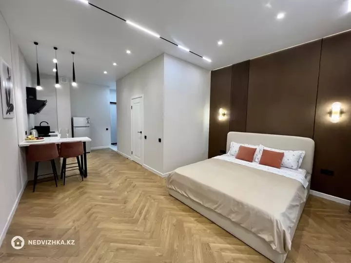 1-бөлмелі пәтер, қабат 6 барлық қабат саны 12, 40 м², Посуточно, 4-фотосурет