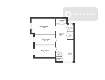 120 м², 3-комнатная квартира, этаж 9 из 10, 120 м², изображение - 20