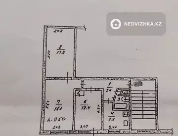 3-комнатная квартира, этаж 4 из 5, 68 м², миниатюра 10