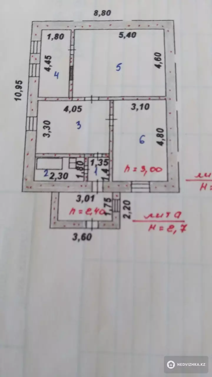 70 м², 2-комнатный дом, 4 соток, 70 м², изображение - 1