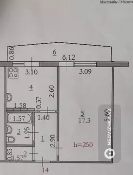 1-комнатная квартира, этаж 5 из 5, 35 м², миниатюра 8