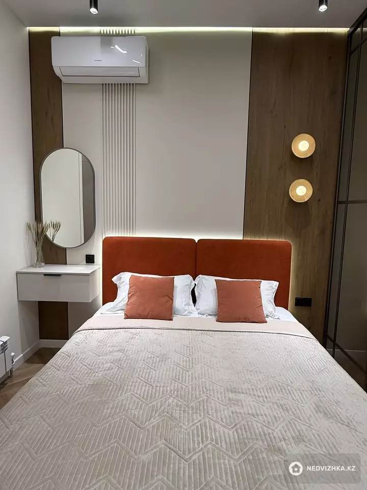 1-бөлмелі пәтер, қабат 4 барлық қабат саны 10, 40 м², Посуточно, 3-фотосурет