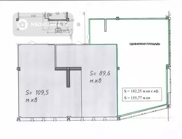 Офис, этаж 1 из 1, В бизнес-центре, 182 м², На длительный срок, миниатюра 7