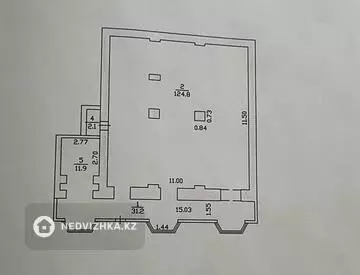 Банк үшін, Азық-түлік т.б., қабат 1 барлық қабат саны 1, Тұрғын үйде, 170 м², На длительный срок, 1-нобай