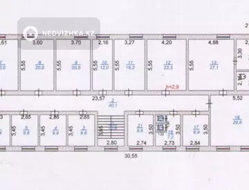 Өнеркәсіптік база, қабат 1 барлық қабат саны 3, 3 028 м², 2-нобай