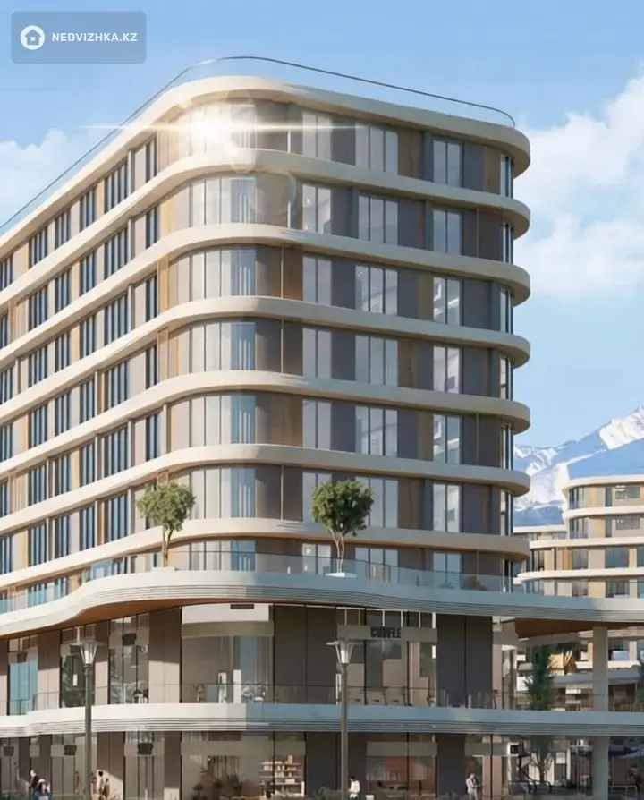 2-бөлмелі пәтер, қабат 3 барлық қабат саны 10, 60 м², 4-фотосурет