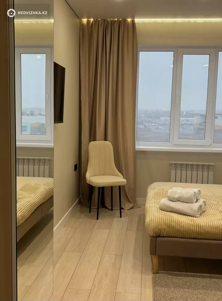 1-комнатная квартира, этаж 9 из 10, 27 м², Посуточно, фотография 3