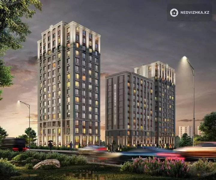 1-комнатная квартира, этаж 15 из 16, 46 м², фотография 2