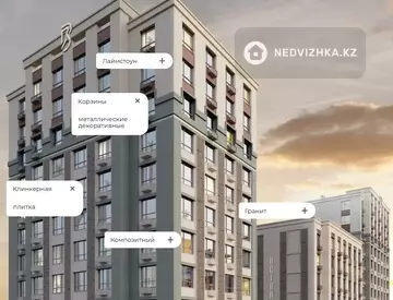 1-комнатная квартира, этаж 15 из 16, 46 м², миниатюра 6