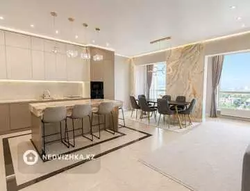 7-бөлмелі пәтер, қабат 19 барлық қабат саны 20, 192 м², 1-нобай