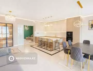 7-бөлмелі пәтер, қабат 19 барлық қабат саны 20, 192 м², 3-нобай