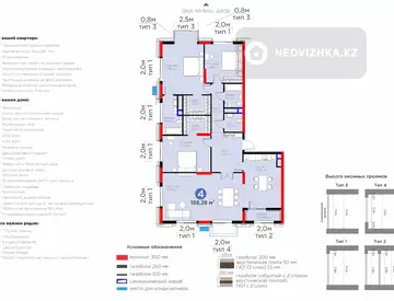 4-комнатная квартира, этаж 14 из 20, 158 м², миниатюра 1