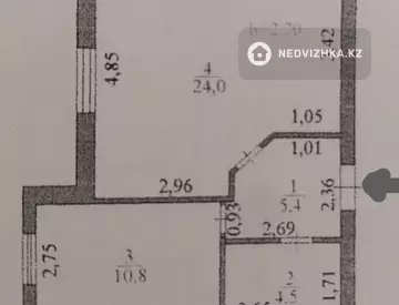 1-комнатная квартира, этаж 10 из 10, 45 м², миниатюра 9