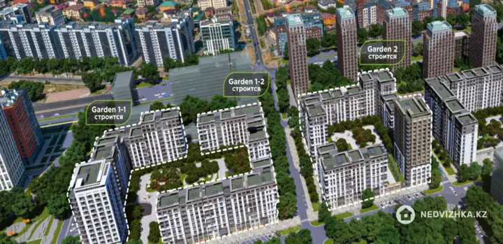 2-комнатная квартира, этаж 15 из 16, 65 м²