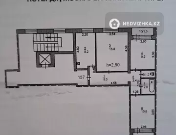 3-комнатная квартира, этаж 8 из 9, 65 м²