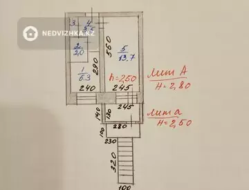 Помещение, этаж 1 из 5, 26 м²