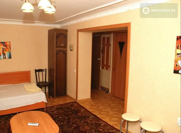 1-бөлмелі пәтер, қабат 2 барлық қабат саны 3, 33 м², Посуточно, 2-фотосурет