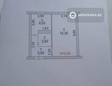 1-комнатная квартира, этаж 1 из 5, 31 м², миниатюра 12