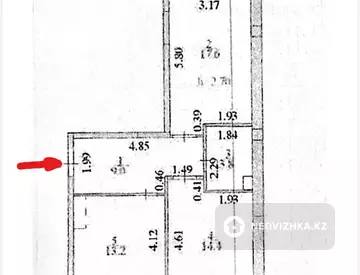 2-комнатная квартира, этаж 7 из 10, 60 м², миниатюра 12