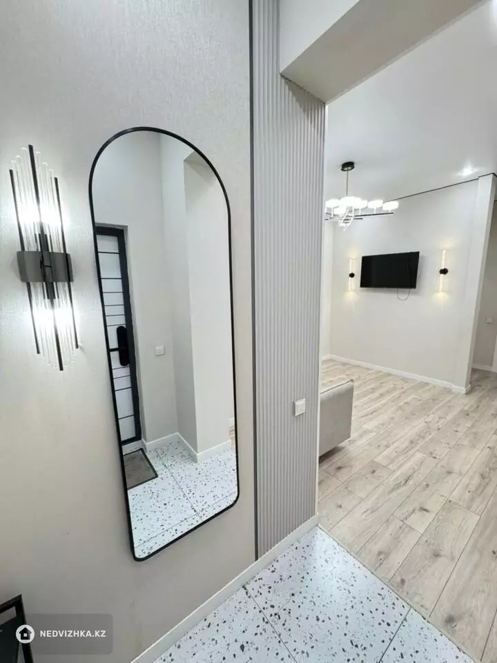 2-бөлмелі пәтер, қабат 1 барлық қабат саны 16, 45 м²