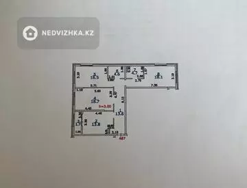 3-комнатная квартира, этаж 7 из 9, 95 м², миниатюра 8
