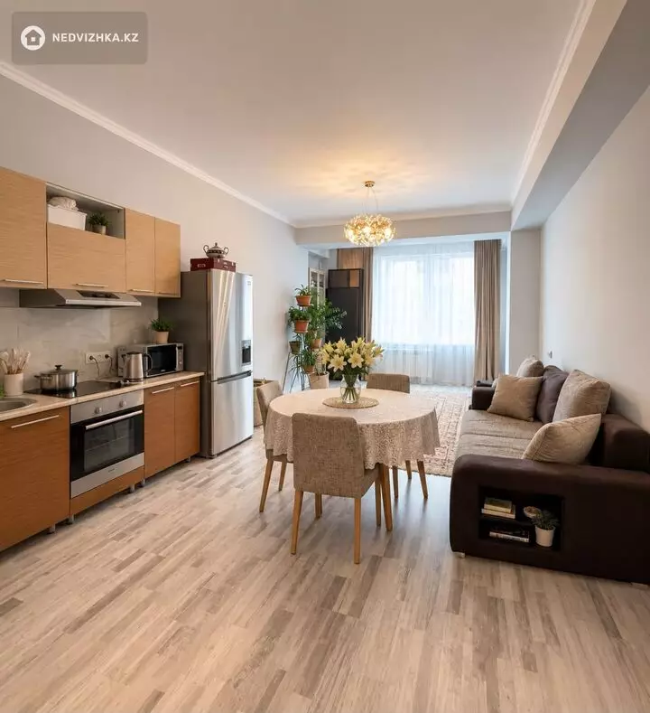 3-бөлмелі пәтер, қабат 2 барлық қабат саны 11, 108 м²