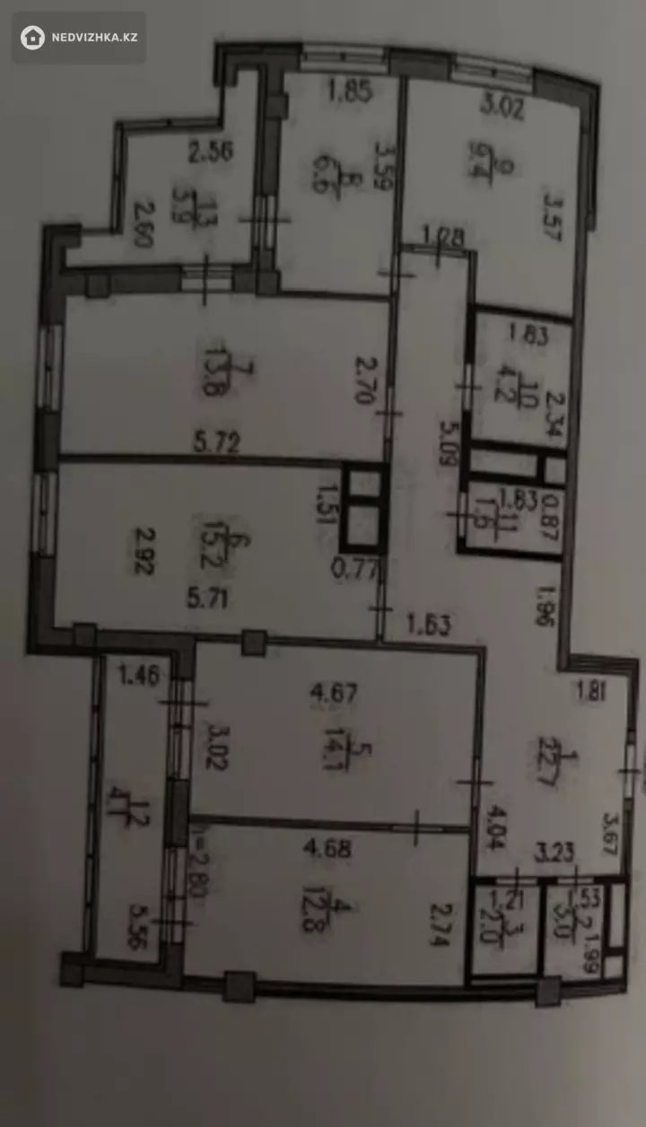 5-комнатная квартира, этаж 2 из 10, 125 м², фотография 4