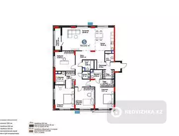 5-комнатная квартира, этаж 3 из 9, 166 м², миниатюра 1
