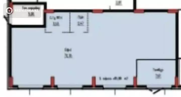 Помещение, этаж 1 из 9, 86 м²