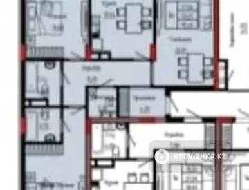3-комнатная квартира, этаж 4 из 9, 95 м², миниатюра 2