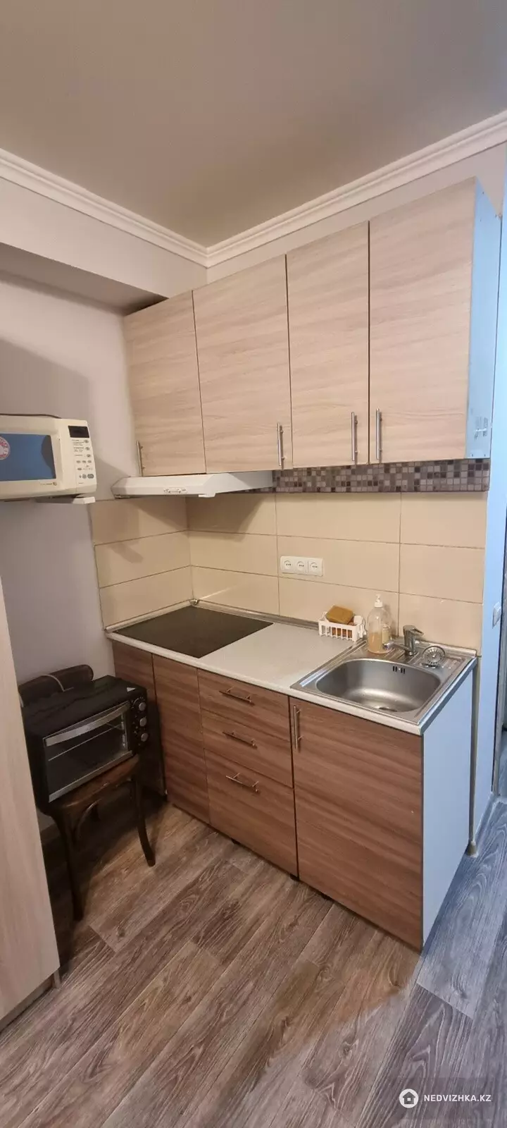 1-бөлмелі пәтер, қабат 1 барлық қабат саны 6, 18 м², 3-фотосурет