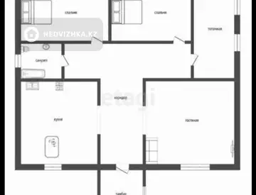 3-комнатный дом, 12 соток, 125 м²