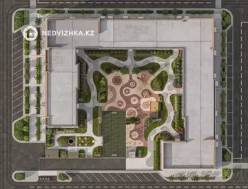 1-бөлмелі пәтер, қабат 7 барлық қабат саны 9, 43 м², 1-нобай