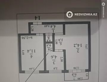 2-комнатная квартира, этаж 2 из 2, 48 м², миниатюра 6