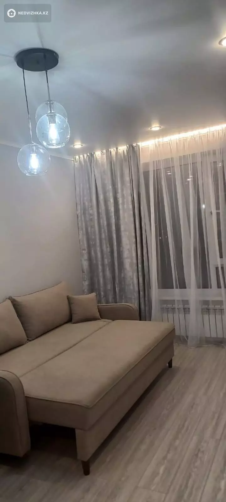 1-бөлмелі пәтер, қабат 6 барлық қабат саны 12, 35 м², На длительный срок, 5-фотосурет