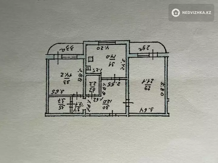 2-комнатная квартира, этаж 7 из 9, 71 м², фотография 5