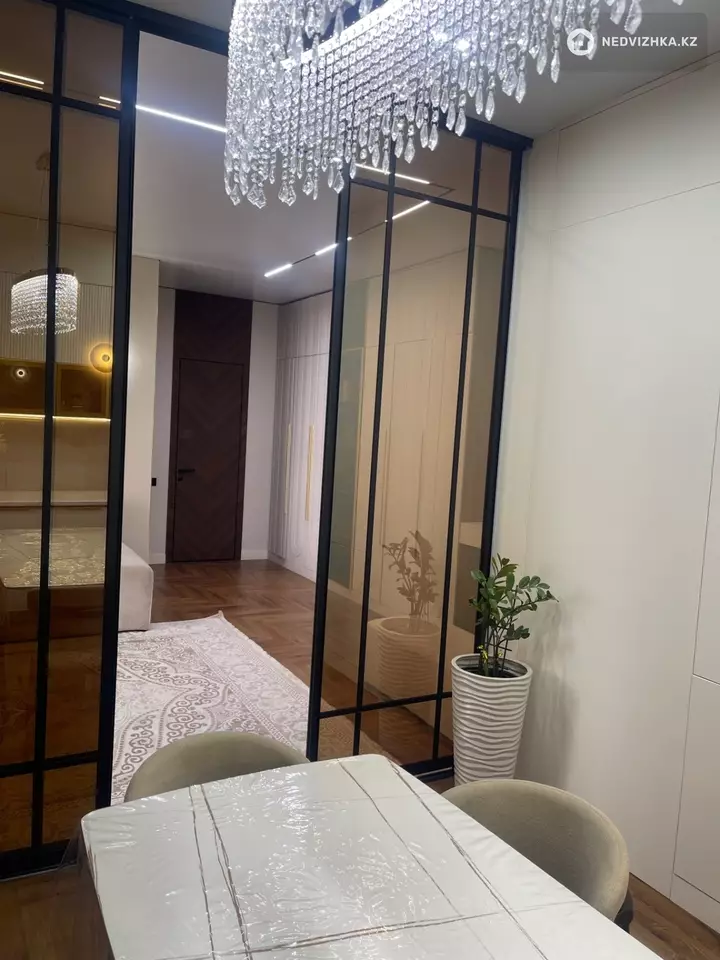 2-бөлмелі пәтер, қабат 3 барлық қабат саны 9, 72 м²