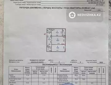 2-комнатная квартира, этаж 4 из 5, 70 м²